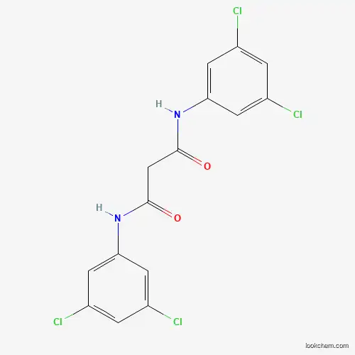 Molecular Structure of 75317-42-9 (N,N'-bis(3,5-dichlorophenyl)propanediamide)