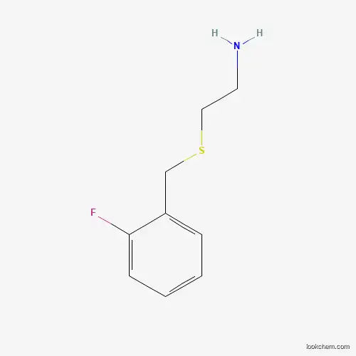 Molecular Structure of 753394-01-3 (2-(2-Fluoro-benzylsulfanyl)-ethylamine)