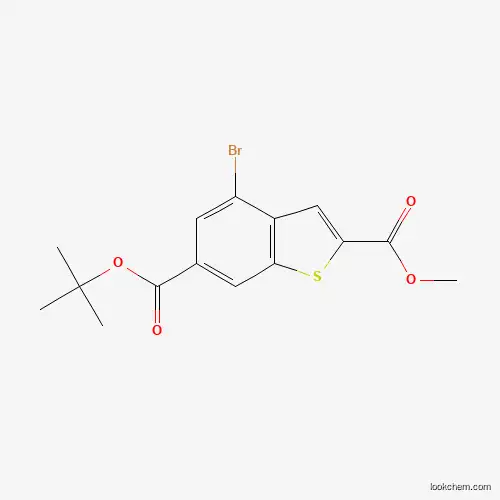 6-tert-butyl 2-Methyl 4-broMobenzo[b]thiophene-2,6-dicarboxylate