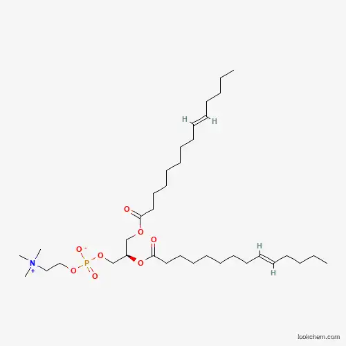 Molecular Structure of 76733-52-3 (1,2-di-(9E-tetradecenoyl)-sn-glycero-3-phosphocholine)