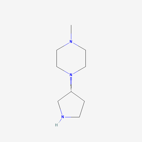 Piperazine, 1-methyl-4-(3-pyrrolidinyl)-, (R)- (9CI) cas no. 771438-38-1 98%