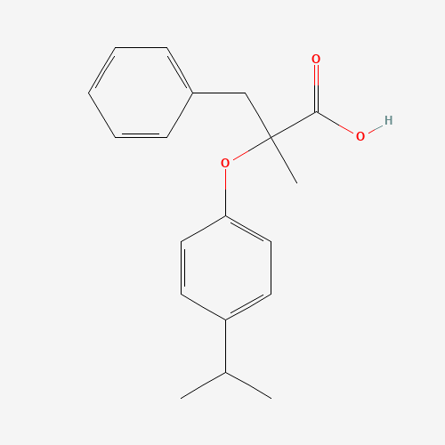 2-(4-isopropylphenoxy)-2-methyl-3-phenylpropanoic acid