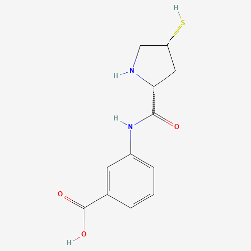 3-[[[(2R,4R)-4-Mercapto-2-pyrrolidinyl]carbonyl]aMino]benzoic Acid