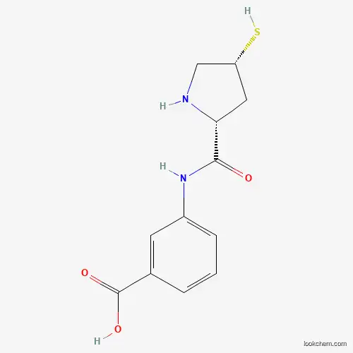 3-[[[(2R,4R)-4-Mercapto-2-pyrrolidinyl]carbonyl]aMino]benzoic Acid