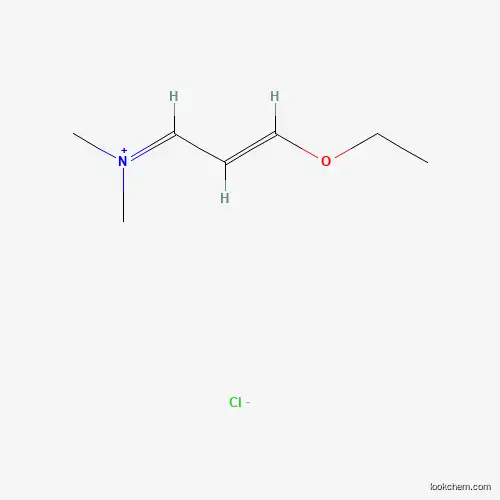 Methanaminium, N-(3-ethoxy-2-propenylidene)-N-methyl-, chloride, (E)- (9CI)