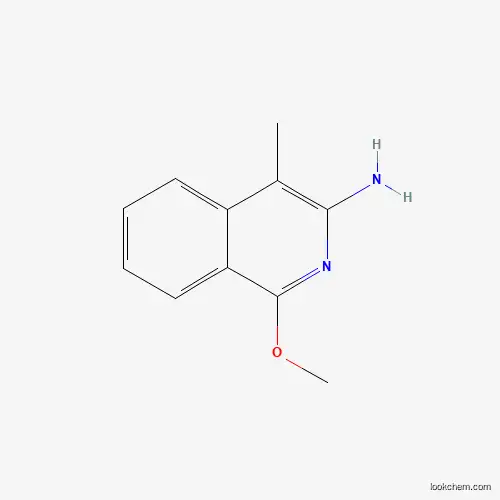 Molecular Structure of 802888-50-2 (1-Methoxy-4-methylisoquinolin-3-amine)