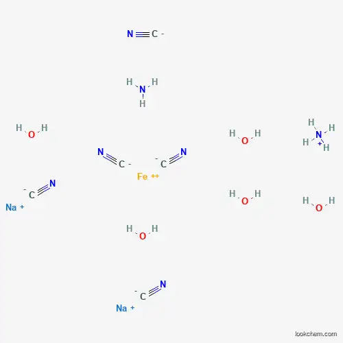 Molecular Structure of 80789-79-3 (Azanium;disodium;azane;iron(2+);pentacyanide;pentahydrate)