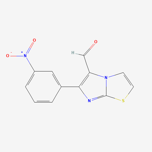 6-(3-Nitrophenyl)imidazo[2,1-b]thiazole-5-carboxaldehyde