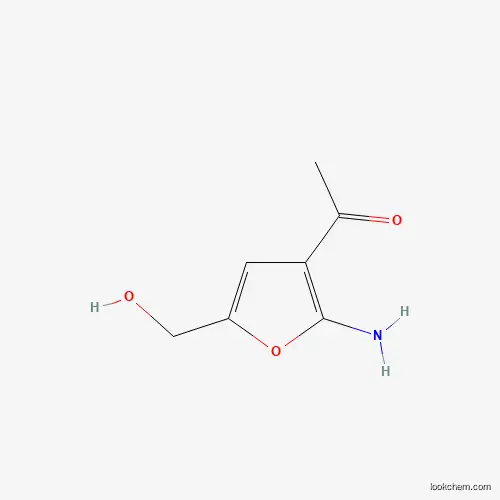 Ethanone, 1-[2-amino-5-(hydroxymethyl)-3-furanyl]- (9CI)