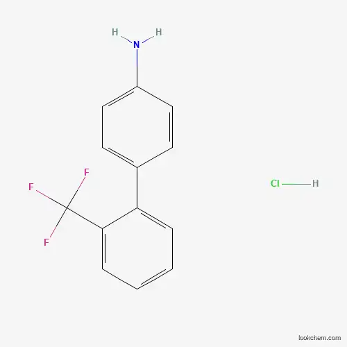 Molecular Structure of 811842-57-6 (2'-(Trifluoromethyl)-[1,1'-biphenyl]-4-amine hydrochloride)