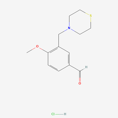 4-METHOXY-3-THIOMORPHOLIN-4-YLMETHYLBENZALDEHYDE HYDROCHLORIDE