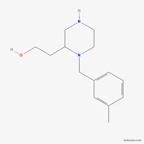 Molecular Structure of 815655-76-6 (2-[1-(3-Methylbenzyl)-2-piperazinyl]ethanol)