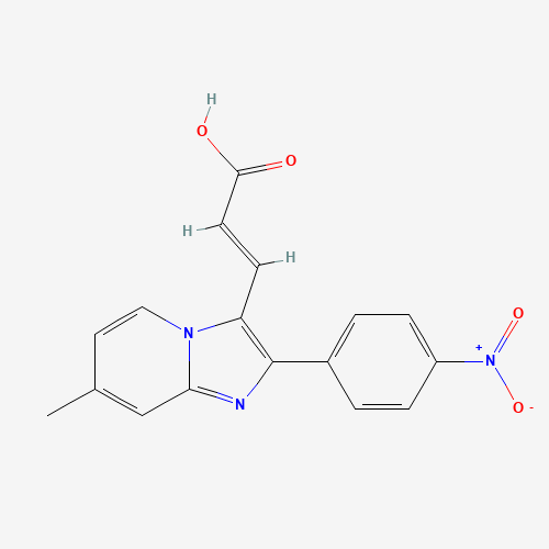 3-[7-Methyl-2-(4-nitrophenyl)imidazo[1,2-a]pyridin-3-yl]acrylicacid