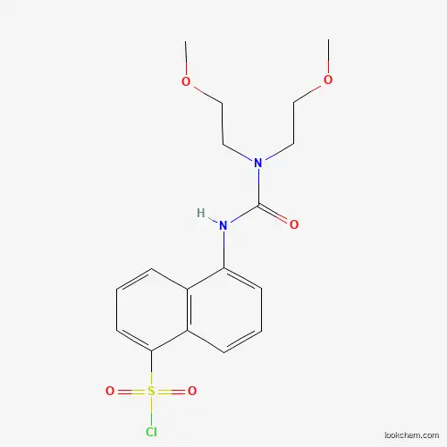 Molecular Structure of 824413-68-5 (5-[3,3-Bis(2-methoxyethyl)ureido]naphthalene-1-sulfonyl chloride)