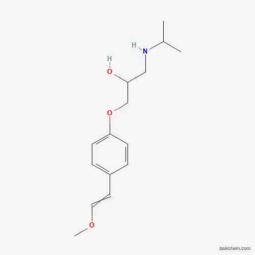 Molecular Structure of 82961-02-2 (1-[4-(2-Methoxyethenyl)phenoxy]-3-[(1-methylethyl)amino]-2-propanol)