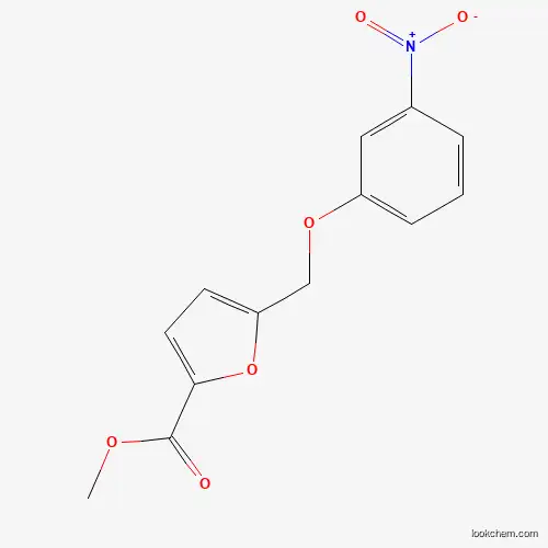 Molecular Structure of 832740-50-8 (Methyl 5-[(3-nitrophenoxy)methyl]furan-2-carboxylate)