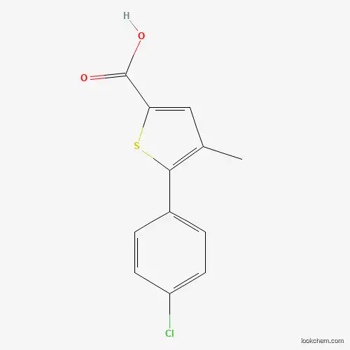 Molecular Structure of 832740-61-1 (5-(4-Chlorophenyl)-4-methylthiophene-2-carboxylic acid)