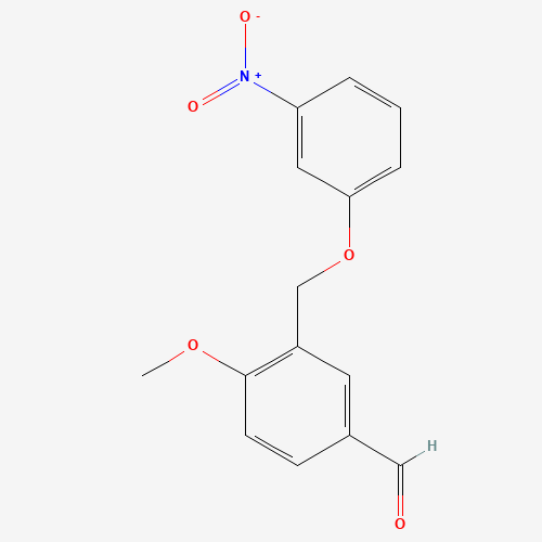 4-METHOXY-3-(3-NITRO-PHENOXYMETHYL)-BENZALDEHYDE