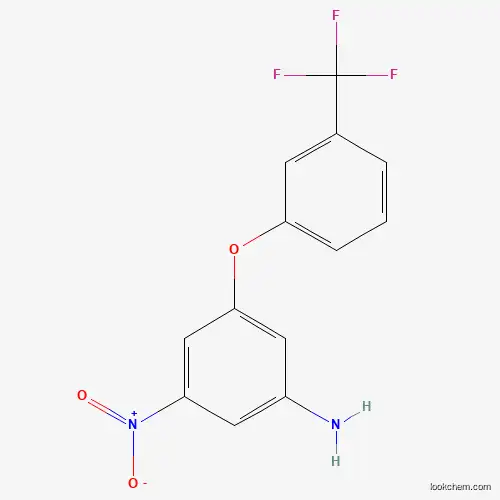 Molecular Structure of 832741-23-8 (3-Nitro-5-[3-(trifluoromethyl)phenoxy]aniline)