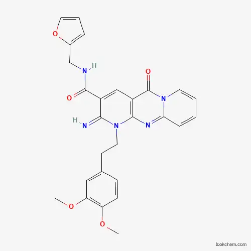 1-[2-(3,4-dimethoxyphenyl)ethyl]-N-(2-furylmethyl)-2-imino-5-oxo-1,5-dihydro-2H-dipyrido[1,2-a:2,3-d]pyrimidine-3-carboxamide