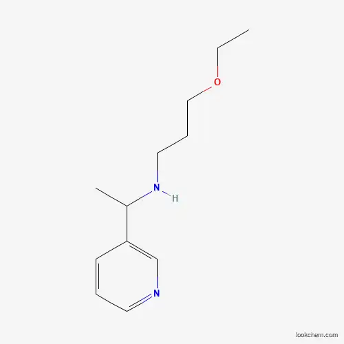 Molecular Structure of 842966-34-1 ((3-Ethoxy-propyl)-(1-pyridin-3-yl-ethyl)-amine)