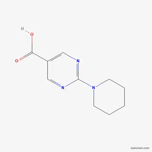 Molecular Structure of 842974-64-5 (2-Piperidin-1-yl-pyrimidine-5-carboxylic acid)