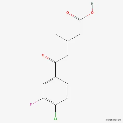 5-(4-CHLORO-3-FLUOROPHENYL)-3-METHYL-5-OXOVALERIC ACID
