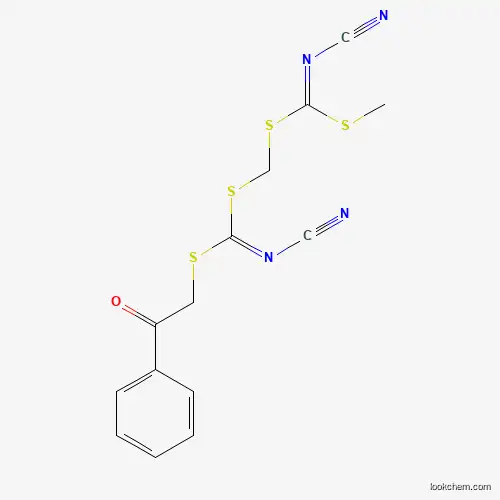 Molecular Structure of 845878-95-7 (Methyl [(phenacylcyanocarbonimidodithioyl)methyl]cyanocarbonimidodithioate)
