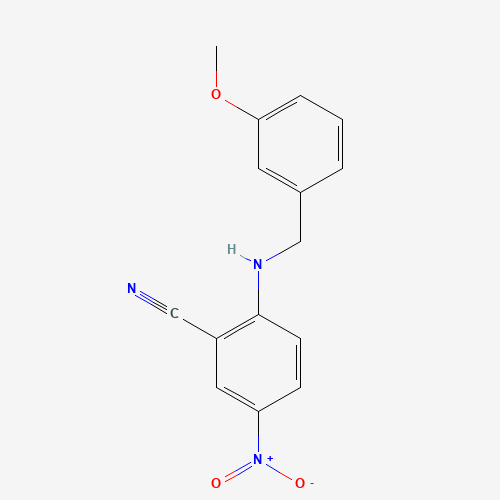 2-(3-Methoxy-benzylamino)-5-nitro-benzonitrile