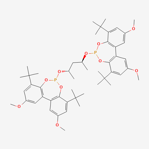 (-)-6,6'-{[(1S,3S)-1,3-Dimethyl-1,3-propanediyl]bis(oxy)}bis[4,8-bis(t-butyl)-2,10-dimethoxy-bibenzo[d,f][1,3,2]dioxaphosphepin]