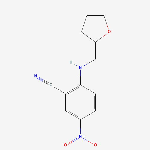 5-Nitro-2-[(tetrahydro-furan-2-ylmethyl)-amino]-benzonitrile(852216-14-9)