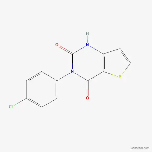 Molecular Structure of 852854-16-1 (3-(4-chlorophenyl)thieno[3,2-d]pyrimidine-2,4(1H,3H)-dione)