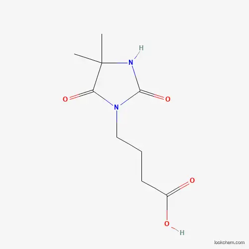 Molecular Structure of 852934-04-4 (4-(4,4-Dimethyl-2,5-dioxoimidazolidin-1-yl)butanoic acid)