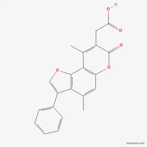 (4,9-Dimethyl-7-oxo-3-phenyl-7H-furo[2,3-f]-chromen-8-yl)acetic acid