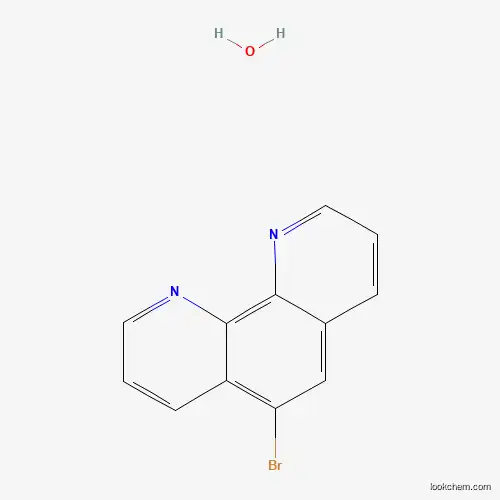 Molecular Structure of 855360-86-0 (5-bromo-1,10-phenanthroline Monohydrate)