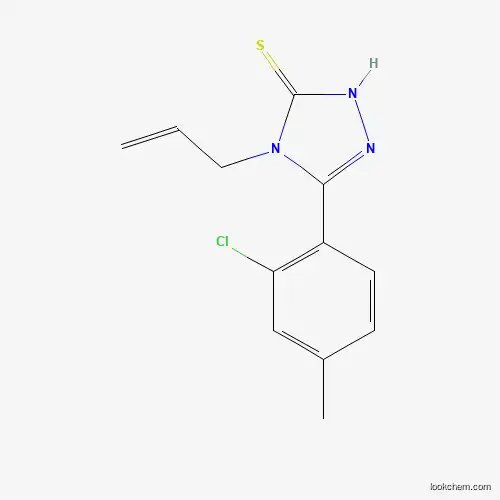 Molecular Structure of 857495-78-4 (4-allyl-5-(2-chloro-4-methylphenyl)-4H-1,2,4-triazole-3-thiol)
