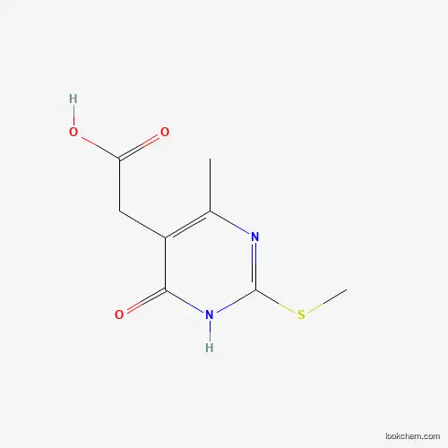 (4-METHYL-2-METHYLSULFANYL-6-OXO-1,6-DIHYDRO-PYRIMIDIN-5-YL)-ACETIC ACID