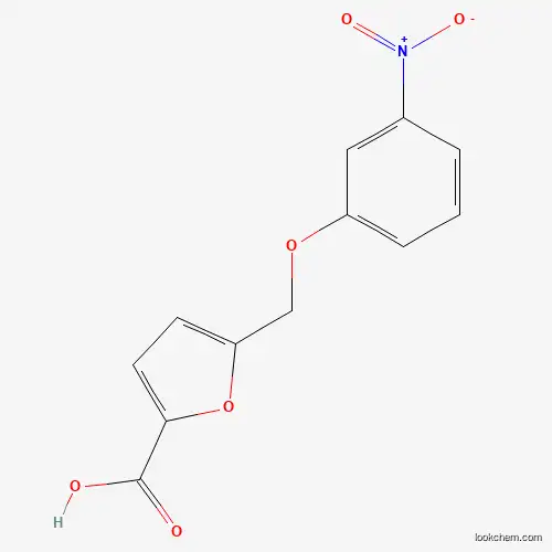 Molecular Structure of 861225-55-0 (5-[(3-Nitrophenoxy)methyl]furan-2-carboxylic acid)