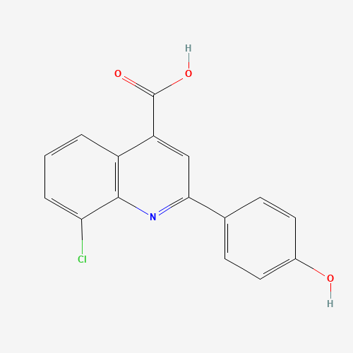 8-CHLORO-2-(4-HYDROXY-PHENYL)-QUINOLINE-4-CARBOXYLIC ACID