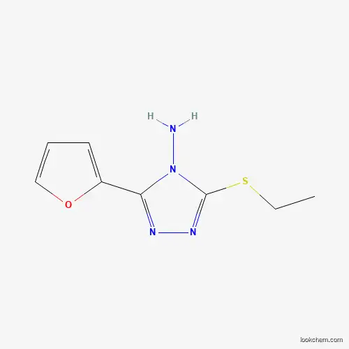 3-ETHYLSULFANYL-5-FURAN-2-YL-[1,2,4]TRIAZOL-4-YLAMINE