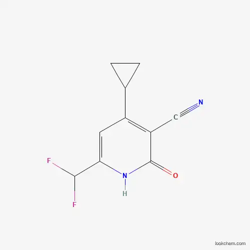 4-CYCLOPROPYL-6-DIFLUOROMETHYL-2-HYDROXY-NICOTINONITRILE