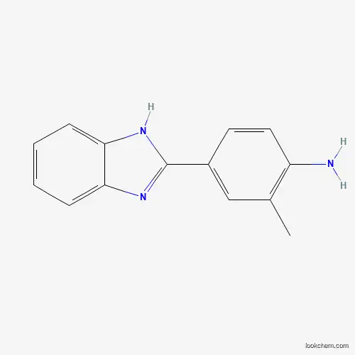 Molecular Structure of 874591-54-5 (4-(1H-Benzoimidazol-2-yl)-2-methyl-phenylamine)