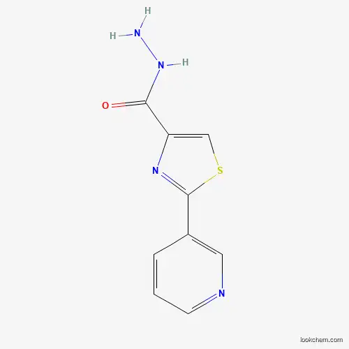 Molecular Structure of 874784-24-4 (2-Pyridin-3-yl-1,3-thiazole-4-carbohydrazide)