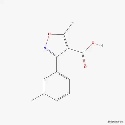 Molecular Structure of 876717-65-6 (5-Methyl-3-m-tolyl-isoxazole-4-carboxylic acid)