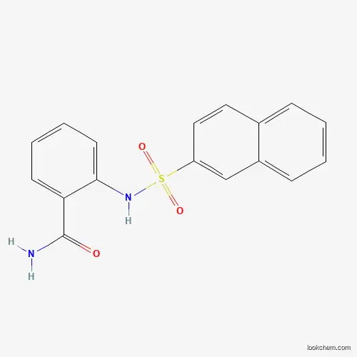 Molecular Structure of 877940-60-8 (2-(Naphthalene-2-sulfonamido)benzamide)