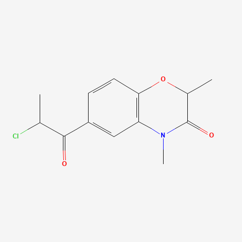 6-(2-CHLORO-PROPIONYL)-2,4-DIMETHYL-4H-BENZO[1,4]OXAZIN-3-ONE