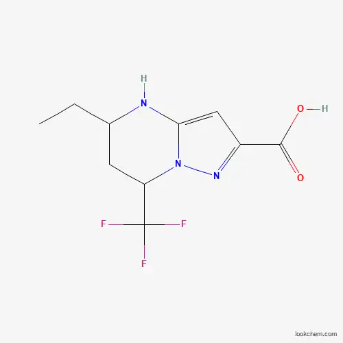 5-ETHYL-7-TRIFLUOROMETHYL-4,5,6,7-TETRAHYDRO-PYRAZOLO[1,5-A]PYRIMIDINE-2-CARBOXYLIC ACID