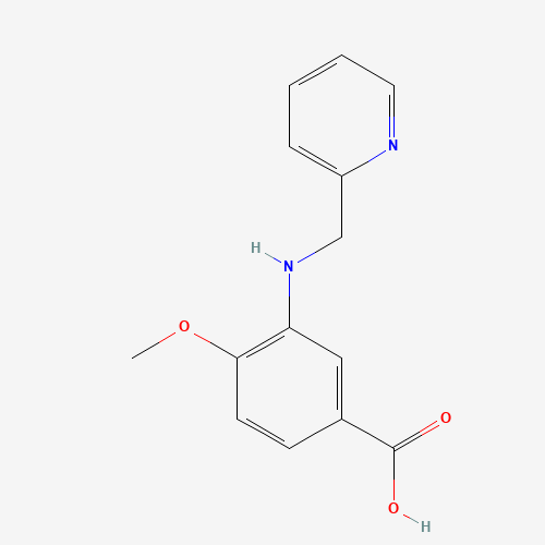 4-METHOXY-3-((PYRIDIN-2-YLMETHYL)AMINO)BENZOIC ACID