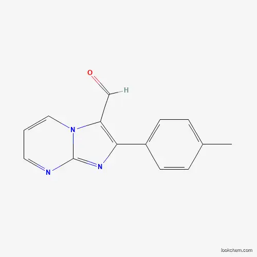 Molecular Structure of 881041-40-3 (2-(4-Methylphenyl)imidazo[1,2-a]pyrimidine-3-carbaldehyde)