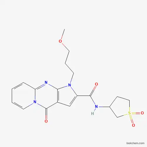 N-(1,1-dioxidotetrahydrothiophen-3-yl)-1-(3-methoxypropyl)-4-oxo-1,4-dihydropyrido[1,2-a]pyrrolo[2,3-d]pyrimidine-2-carboxamide